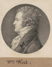 William Wirt, 1807-1808. Creator: Charles Balthazar Julien Févret de Saint-Mémin.