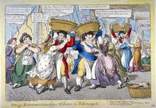 'Royal fishmongers, or a welcome to Billingsgate', 1816.  Artist: C Williams