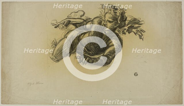 Flying Figure, 1837/75. Creator: Alfred George Stevens.