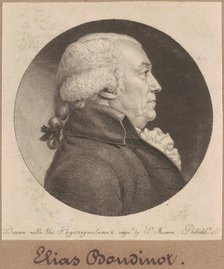 Elias Boudinot, 1798. Creator: Charles Balthazar Julien Févret de Saint-Mémin.