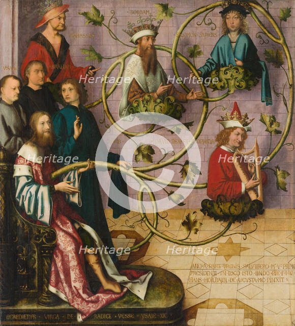 Tree of Jesse, 1501. Creators: Hans Holbein the Elder, Jesus Christ.