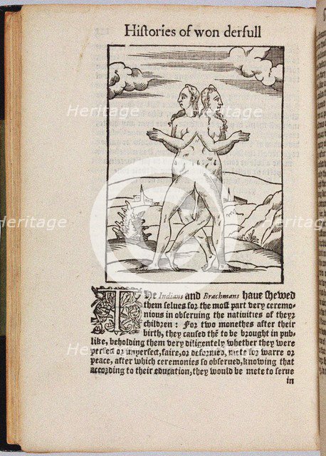A collection of extraordinary stories (Histoires prodigieuses), 1560. Artist: Boaistuau, Pierre (c. 1520-1566)