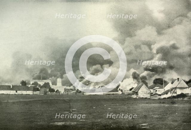 'The Destruction of a Polish Village', (1919).  Creator: Unknown.