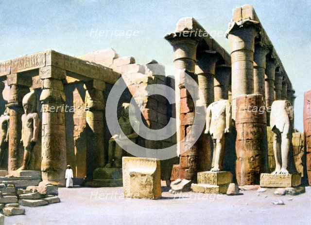 Temple of Rameses II, Luxor, Egypt, 20th Century. Artist: Unknown