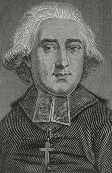 Portrait of Claude Fauchet (1744-1793), French revolutionary priest. 1876.  Creator: Pannemaker.