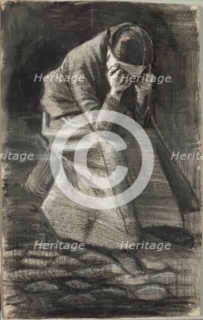 Weeping Woman, 1883. Creator: Vincent van Gogh.