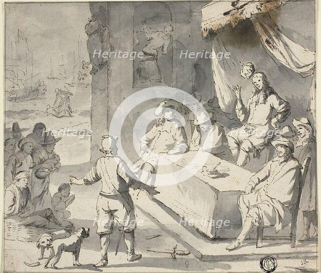 Scene from Dutch History: Supplicants before Ruler, n.d. Creator: Romeyn de Hooghe.
