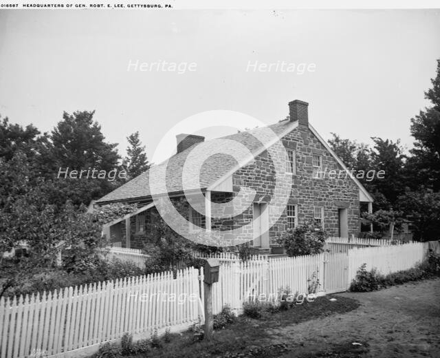 Headquarters of Gen. Robt. E. Lee, Gettysburg, Pa., c1903. Creator: Unknown.