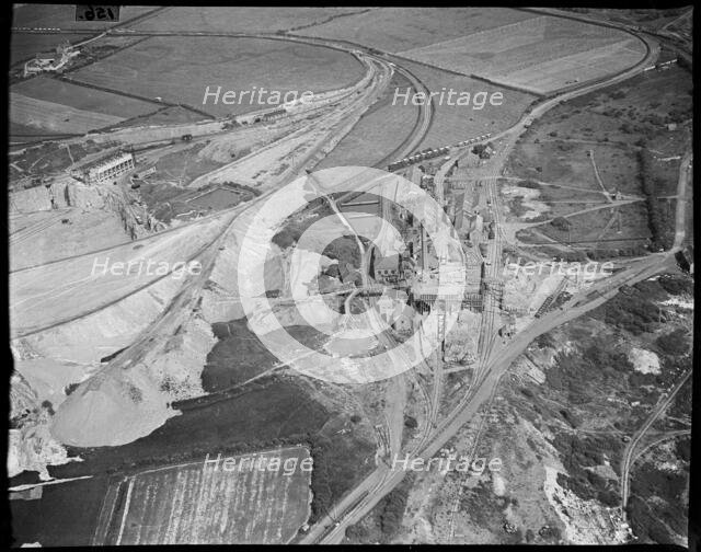 Rock Pit and Red Hills Quarry, Millom, Cumbria, c1930s. Creator: Arthur William Hobart.