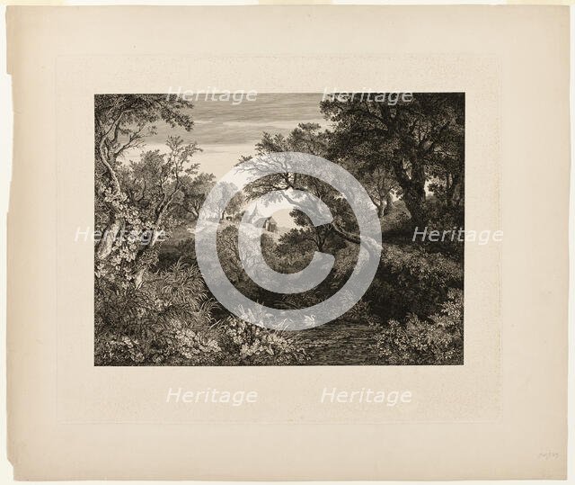 The Large German Landscape, 1841. Creator: Johann Wilhelm Schirmer.