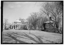 Monticello - exterior, between 1914 and 1918. Creator: Harris & Ewing.