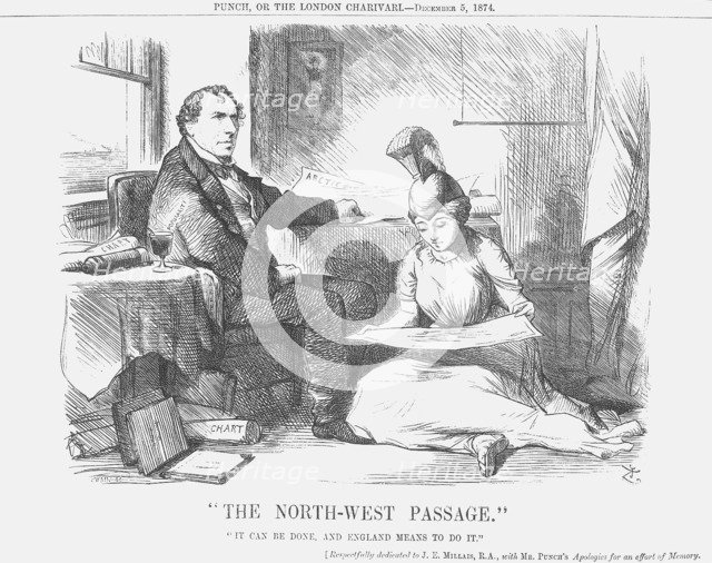 The North-West Passage, 1874. Artist: Joseph Swain