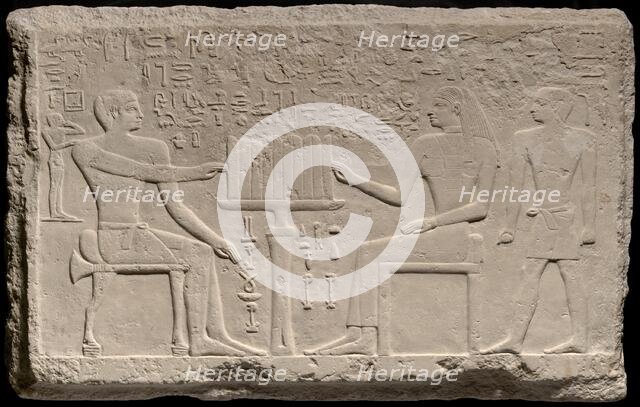 Stela of Thenti and Nefert, Egypt, Old Kingdom, mid-Dynasty 4 (about 2566-2532 BCE). Creator: Unknown.