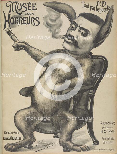 Musée des Horreurs (Gallery of Horrors): Alexandre Millerand, 1899. Creator: Lenepveu, Victor (active End of 19th century).