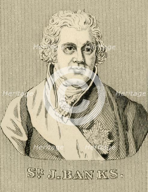 'Sir J. Banks', (1743-1820, 1830. Creator: Unknown.