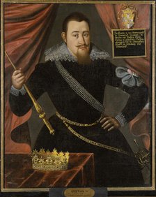 Portrait of King Christian IV of Denmark (1577-1648) . Creator: Anonymous.
