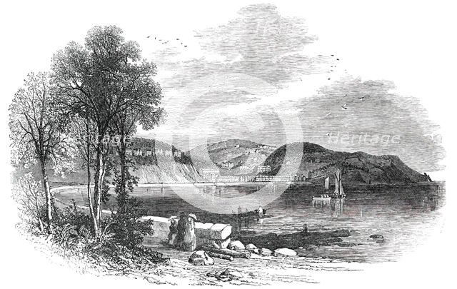 Watering-Places of England - Torquay, from the Road ot Dartmouth, 1850. Creator: Edmund Evans.