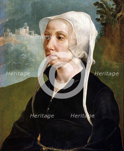 'Portrait of a Woman', c1540. Artist: Maerten van Heemskerck.