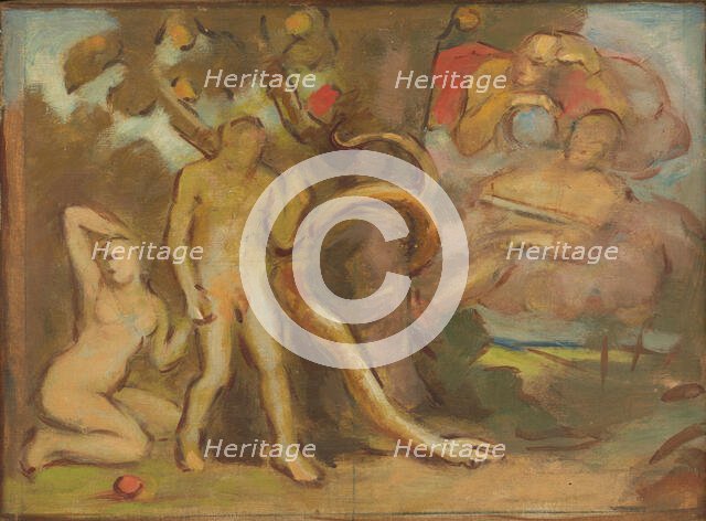 Temptation 'Adam and Eve', after 1900. Creator: Milan Thomka Mitrovsky.