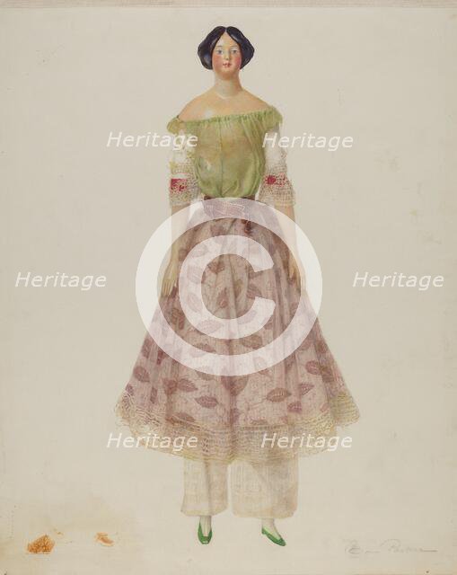 Doll, c. 1939. Creator: Cora Parker.