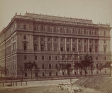 Seat of the General Staff of the Armed Forces - general view, Vienna, around 1890. Creator: Ludwig Niernberger.