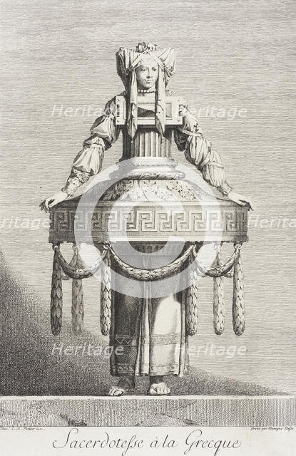 Sacerdotesse à la Grecque, 1771. Creator: Bossi.