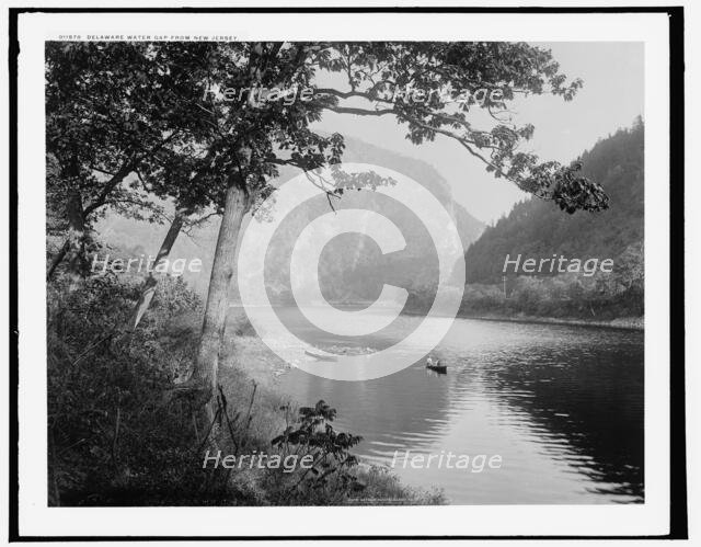 Delaware Water Gap from New Jersey, c1900. Creator: Unknown.