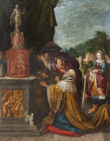 The Idolatry of King Solomon. Creator: Francken, Frans, the Younger (1581-1642).