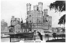 Caernarvon castle, Caernarfon in North Wales, 1936. Artist: Unknown