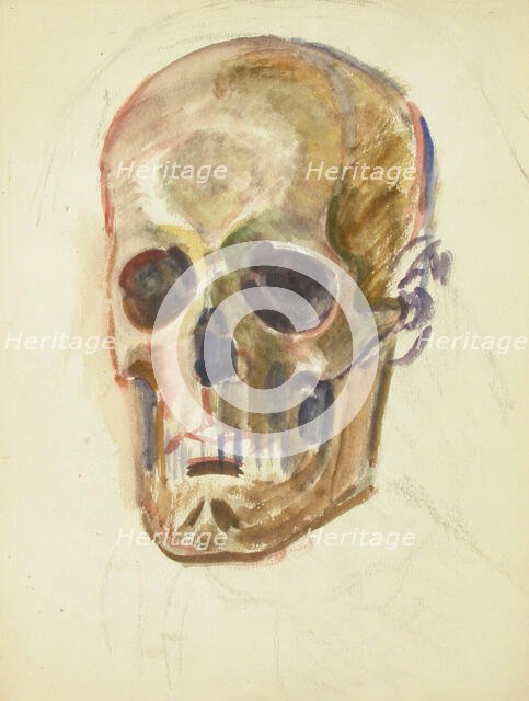 Skull, c1910s. Creator: Verner Thome.