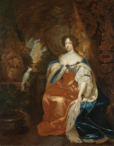 Portrait of Mary Stuart (1662-95), Wife of Prince William III, c.1683. Creator: Gaspar Netscher.