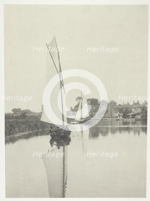 The Village of Horning, 1886. Creator: Peter Henry Emerson.