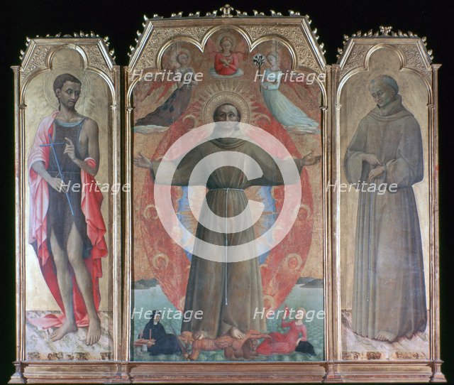 'The Ecstasy of St Francis', 1437-1444. Artist: Sassetta