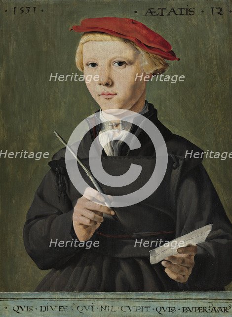 Portrait of a Young Scholar, 1531. Artist: Scorel, Jan, van (1495-1562)