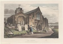 The Church, from "Poetical Sketches of Scarborough", 1813., 1813. Creators: Thomas Rowlandson, Joseph Constantine Stadler, J. Bluck.