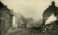 Bombed buildings in northern France, First World War, 1917, (c1920). Creator: Unknown.