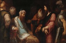 Jesus at Herod's court, c1558-1562. Creator: Schiavone, Andrea (1522-1563).