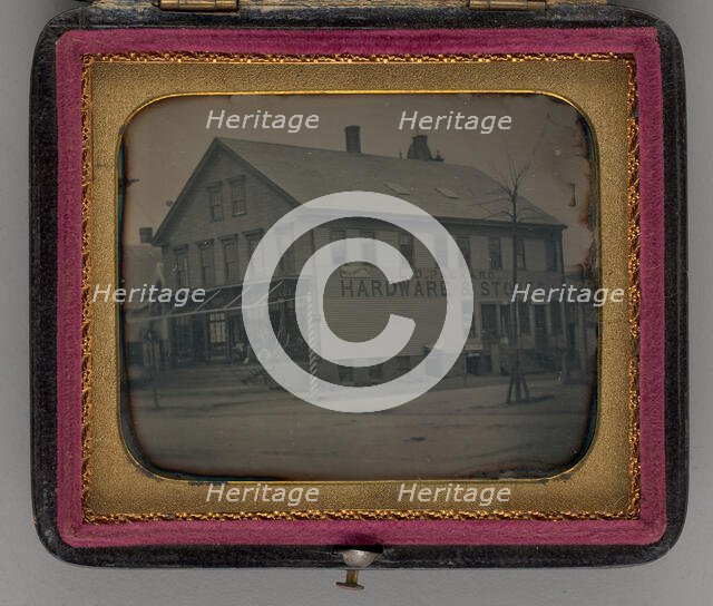 Untitled (Commercial Building, Bridgewater, Massachusetts), 1855. Creator: L. Bradford Howard.