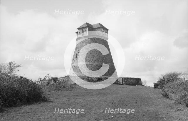 East Knoyle Tower Mill, Windmill Hill, East Knoyle, Wiltshire, 1935.  Creator: HES Simmons.