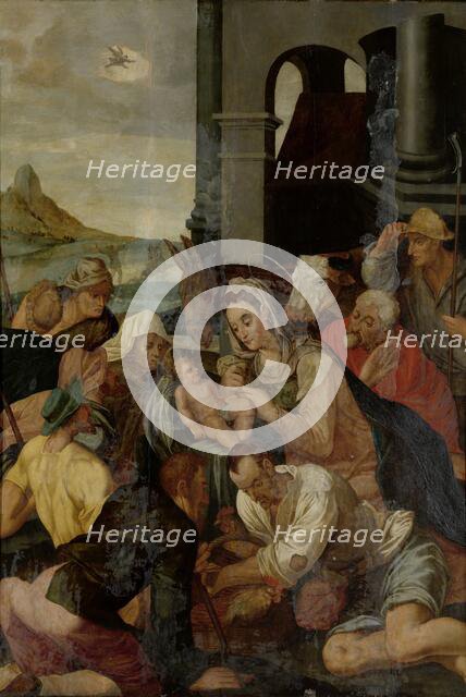 Adoration of the Shepherds, 1550-1599. Creator: Anon.