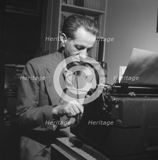 Portrait of Herman Rosenberg, 1938. Creator: William Paul Gottlieb.