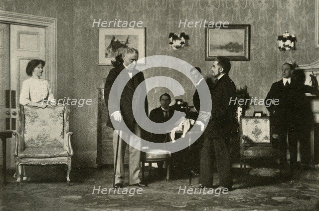 'Last Scene of "Strife".', 1909, (1928).  Creator: Unknown.