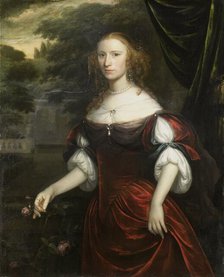 Portrait of a Woman, 1667. Creator: Verelst Harman.