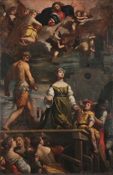 The Martyrdom of Saint Margaret, 1611. Creator: Scarsellino (Scarsella), Ippolito (1551-1620).