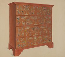 Painted Chest, c. 1937. Creator: Martin Partyka.