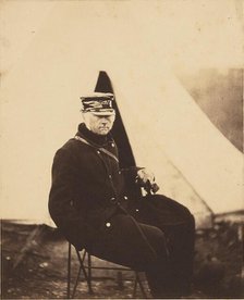 Lt. General Sir W.J. Codrington, H.C.B., 1855. Creator: Roger Fenton.