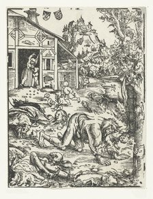 The Werewolf, ca 1510-1515. Creator: Cranach, Lucas, the Elder (1472-1553).