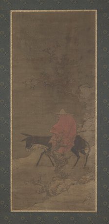 Riding Through Snow in Search of Plum Blossoms, Ming or Qing dynasty, 17th century. Creator: Unknown.