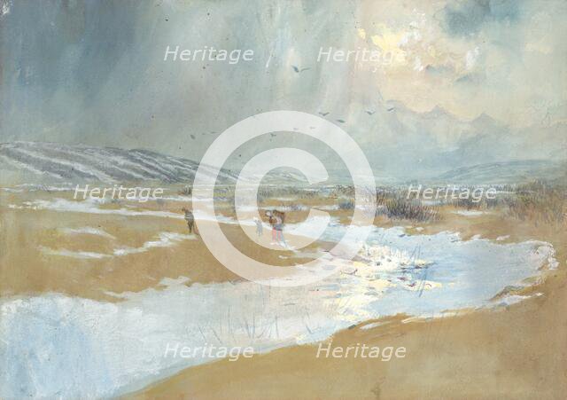 Spis Landscape in Winter, around 1879. Creator: Ladislav Mednyanszky.