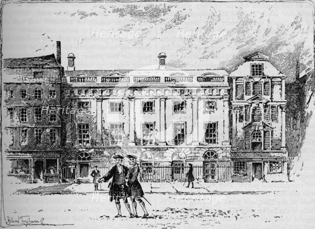 The old East India House in 1630 (1905). Artist: Unknown.